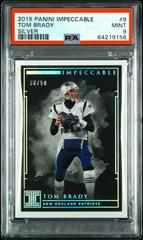 Tom Brady [Silver] Football Cards 2019 Panini Impeccable Prices