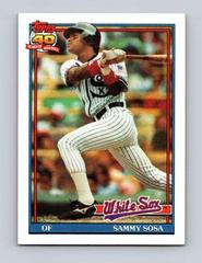 Sammy Sosa #414 Baseball Cards 1991 Topps Tiffany Prices
