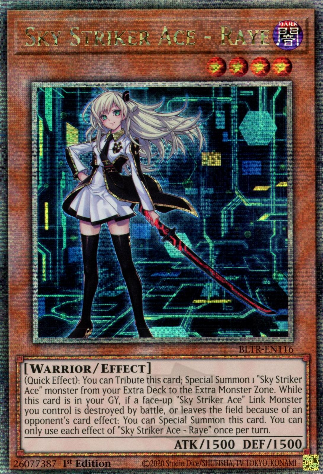 Sky Striker Ace - Raye BLTR-EN116 YuGiOh Battles of Legend: Terminal Revenge