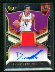 De'Anthony Melton [Purple] Basketball Cards 2018 Panini Select Rookie Jersey Autographs Prices