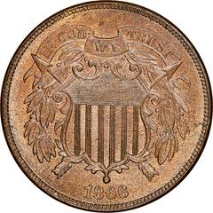 1866 [PROOF] Coins Two Cent Prices