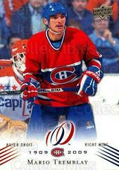Mario Tremblay Hockey Cards 2008 Upper Deck Montreal Canadiens Centennial Prices