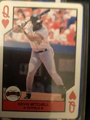 Kevin Mitchell [Queen of Hearts] Baseball Cards 1990 U.S. Playing Card All Stars Prices