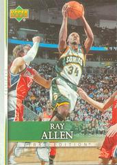 Ray Allen #184 Basketball Cards 2007 Upper Deck First Edition Prices