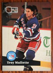 Troy Mallette Hockey Cards 1991 Pro Set Prices