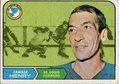 Camille Henry Hockey Cards 1968 Topps Prices