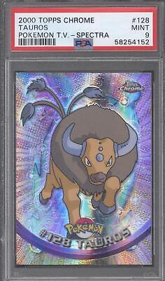 Tauros [Spectra] #128 Pokemon 2000 Topps Chrome