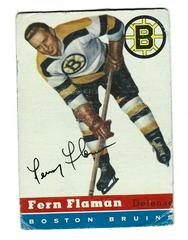 Fern Flaman Hockey Cards 1954 Topps Prices
