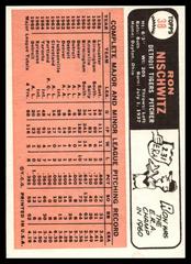 Back | Ron Nischwitz Baseball Cards 1966 Topps