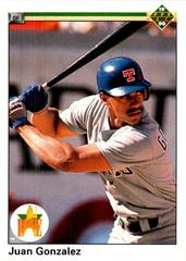 Juan Gonzalez [Star Rookie] Baseball Cards 1990 Upper Deck Prices