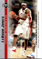 LeBron James #16 Basketball Cards 2003 Upper Deck Phenomenal Beginning Prices
