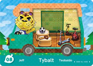 Tybalt #08 [Animal Crossing Welcome Amiibo] Amiibo Cards