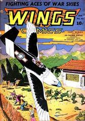 Wings Comics #41 (1944) Comic Books Wings Comics Prices