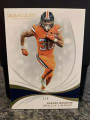 Phillip Lindsay [Gold] Football Cards 2019 Panini Immaculate Collection Prices