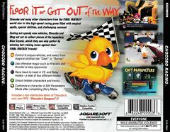 Back Of Case | Chocobo Racing Playstation