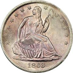 1863 S Coins Seated Liberty Half Dollar Prices