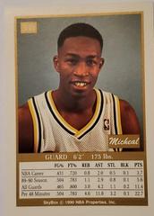 Back | Michael Williams Basketball Cards 1990 Skybox