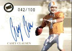 Casey Clausen [Gold] Football Cards 2004 Press Pass Autograph Prices