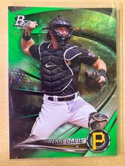 Henry Davis [Green Icy Foil] Baseball Cards 2022 Bowman Platinum Top Prospects Prices