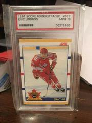 Eric Lindros #88T Hockey Cards 1991 Score Rookie Traded Prices