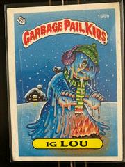 Ig LOU #158b 1986 Garbage Pail Kids Prices