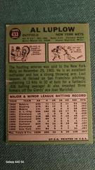 Back  | Al Luplow Baseball Cards 1967 Topps