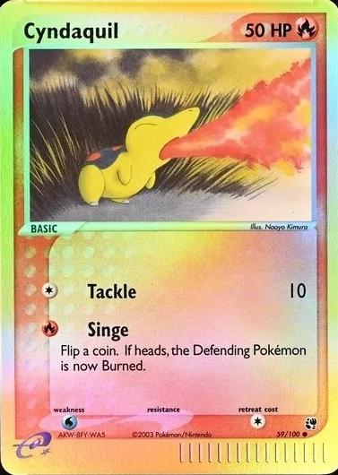 Cyndaquil [Reverse Holo] #59 Pokemon Sandstorm