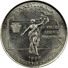 1999 P [PENNSYLVANIA] Coins State Quarter Prices