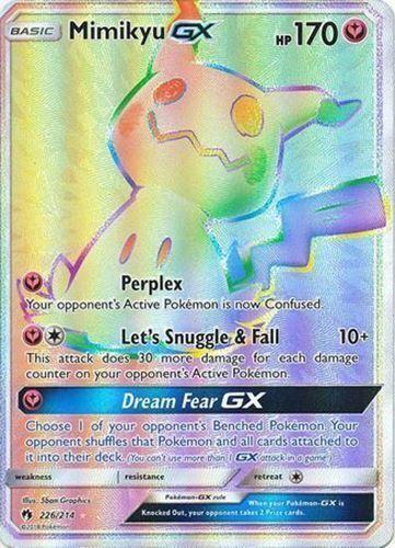 Mimikyu Gx Prices Pokemon Lost Thunder Pokemon Cards