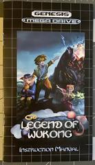 Instruction Manual-Front | Legend of Wukong [Midwest Gaming Classic] Sega Genesis