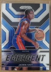 Jaden Ivey #10 Basketball Cards 2022 Panini Prizm Emergent Prices