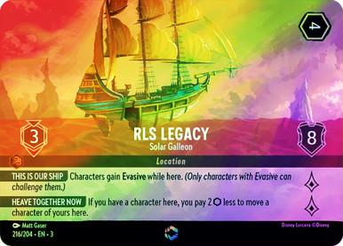 RLS Legacy - Solar Galleon #216 Lorcana Into the Inklands