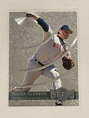 Roger Clemens [PLATINUM EDITION ] Baseball Cards 1996 Metal Universe Prices