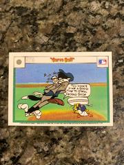 Back | Baseball According To Daffy Duck, Curve Ball Baseball Cards 1990 Upper Deck Comic Ball