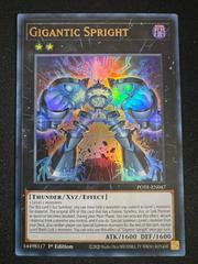 Gigantic Spright YuGiOh Power Of The Elements Prices
