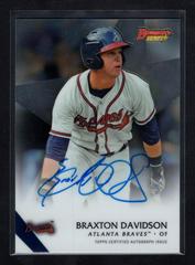 Braxton Davidson #TPA-BD Baseball Cards 2016 Bowman Platinum Top Prospects Autograph Prices