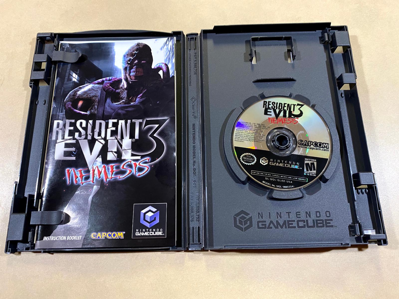Resident Evil 3 Nemesis | Item, Box, and Manual | Gamecube