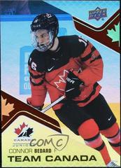 Connor Bedard #CA-9 Hockey Cards 2022 Upper Deck Team Canada Juniors Acetates Prices