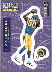 Issac Bruce #S18 Football Cards 1996 Collector's Choice Update Stick Ums Prices