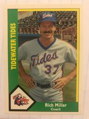 Rich Miller #29 Baseball Cards 1990 CMC Tidewater Tides Prices