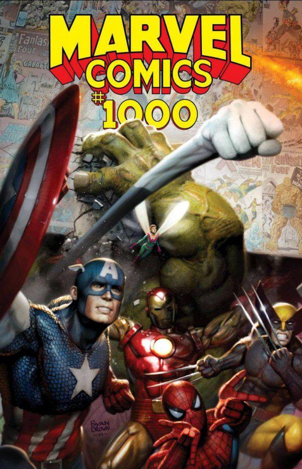 Marvel Comics [Brown A] #1000 (2019) Comic Books Marvel Comics