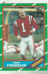 Tony Franklin Football Cards 1986 Topps Prices