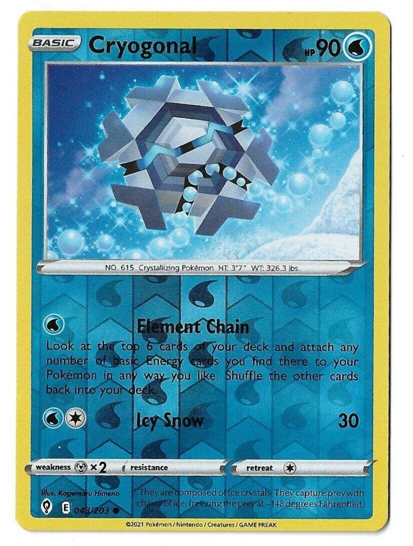 Cryogonal [Reverse Holo] #43 Pokemon Evolving Skies