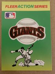 San Francisco Giants Baseball Cards 1990 Fleer Action Series Stickers Prices