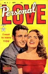 Personal Love #5 (1950) Comic Books Personal Love Prices