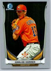 Carlos Correa [Chrome] Baseball Cards 2014 Bowman Draft Picks Top Prospects Prices
