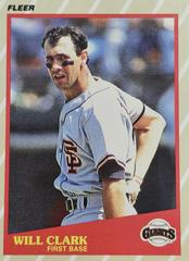 Will Clark #8 Baseball Cards 1989 Fleer Superstars Prices
