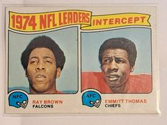 1974 Leaders: Intercept Football Cards 1975 Topps Prices