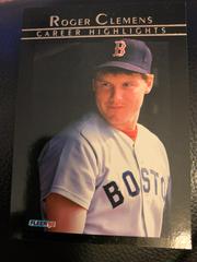 Card | Roger Clemens [Career Highlights] Baseball Cards 1992 Fleer