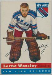 Gump Worsley Hockey Cards 1954 Topps Prices